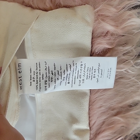 WEST ELM Mongolian lamb pillow cover - Picture 7 of 11